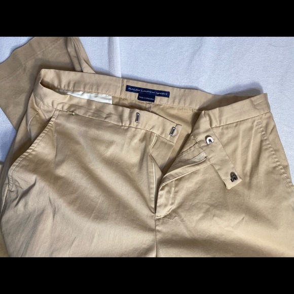 Ralph Lauren khaki capris size 12 - Picture 5 of 10
